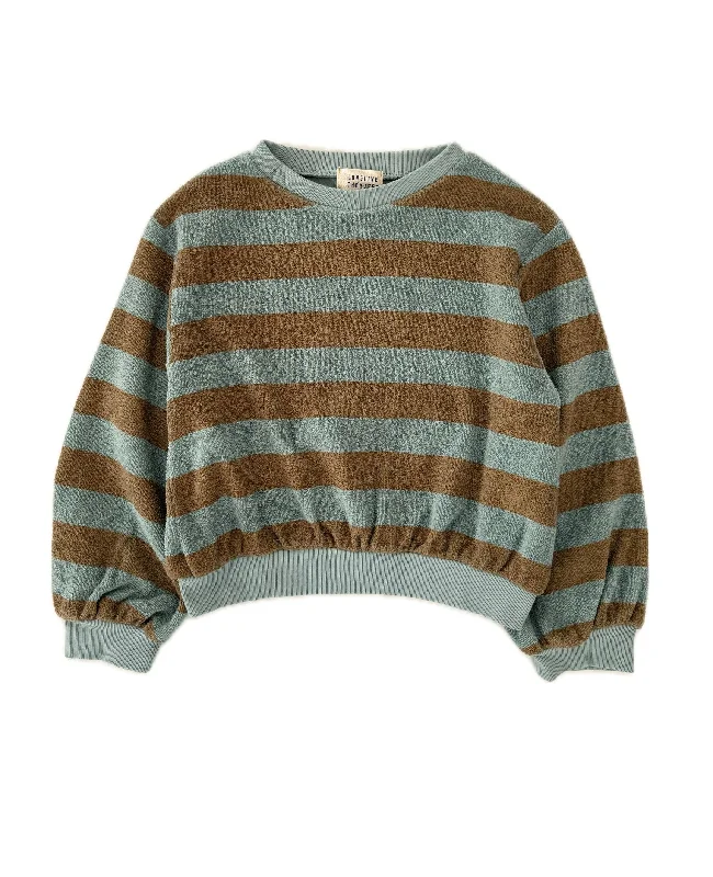 striped sweater - blue stripe Stylish Fashionable Trendy