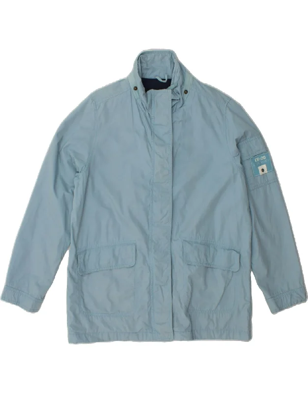 EDDIE BAUER Womens Windbreaker Jacket UK 14 Medium Blue Cotton Nylon Jacket Polyester Jacket Spandex Jacket EDDIE BAUER Womens Windbreaker Jacket UK 14 Medium Blue Cotton Nylon Jacket Polyester Jacket Spandex Jacket
