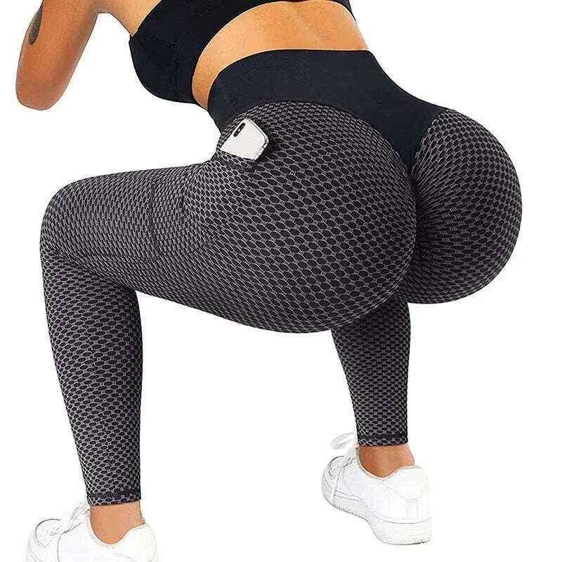 Women's Casual Fitness Trousers High Waist Pocket Yoga Leggings Scrunch Butt Workout Tights High Waist Push Up Yoga Gym Leggings Trousers sophisticated sleek Women's Casual Fitness Trousers High Waist Pocket Yoga Leggings Scrunch Butt Workout Tights High Waist Push Up Yoga Gym Leggings Trousers sophisticated sleek