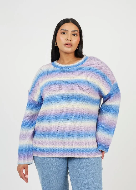 PLUS SIZE SPACE DYED PASTEL JUMPER Soft Cozy Warm