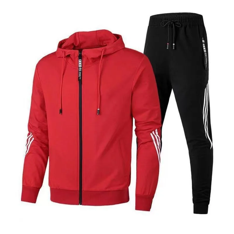 Wholesale casual sweater hooded two-piece Hoodie pants 2PC(ML8102) Zip Hoodie Drawstring Kangaroo Pocket Wholesale casual sweater hooded two-piece Hoodie pants 2PC(ML8102) Zip Hoodie Drawstring Kangaroo Pocket