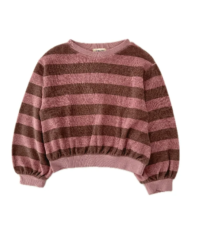 striped sweater - pink stripe Terry Terry Cloth Terry Knit