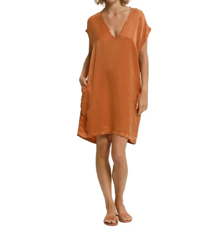 Malibu Dress In Copper