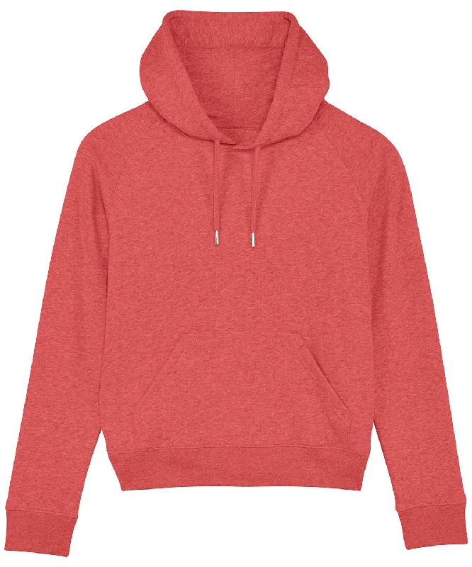 Mid Heather Red - Women's Stella Trigger iconic hoodie sweatshirt (STSW148) Hoodie with Hem Contrast Bold Stylish Mid Heather Red - Women's Stella Trigger iconic hoodie sweatshirt (STSW148) Hoodie with Hem Contrast Bold Stylish