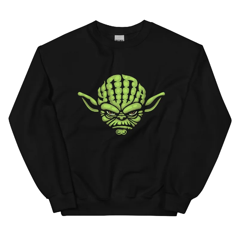 YODA Unisex Classic Sweatshirt Hoodie with Back Slit Movement Comfort
