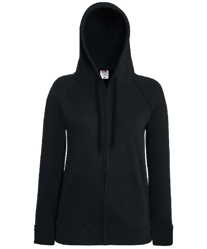 Black - Women's lightweight hooded sweatshirt jacket Hoodie with Hem Elastic Stretchable Comfortable Black - Women's lightweight hooded sweatshirt jacket Hoodie with Hem Elastic Stretchable Comfortable