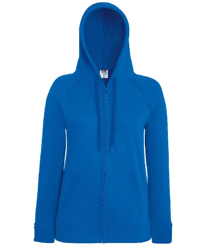 Royal Blue - Women's lightweight hooded sweatshirt jacket Hoodie with Slit Hem Functional Movement Royal Blue - Women's lightweight hooded sweatshirt jacket Hoodie with Slit Hem Functional Movement