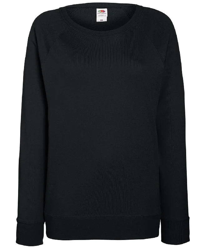 Black - Women's lightweight raglan sweatshirt Hoodie with Elastic Waist Stretchable Comfortable Black - Women's lightweight raglan sweatshirt Hoodie with Elastic Waist Stretchable Comfortable
