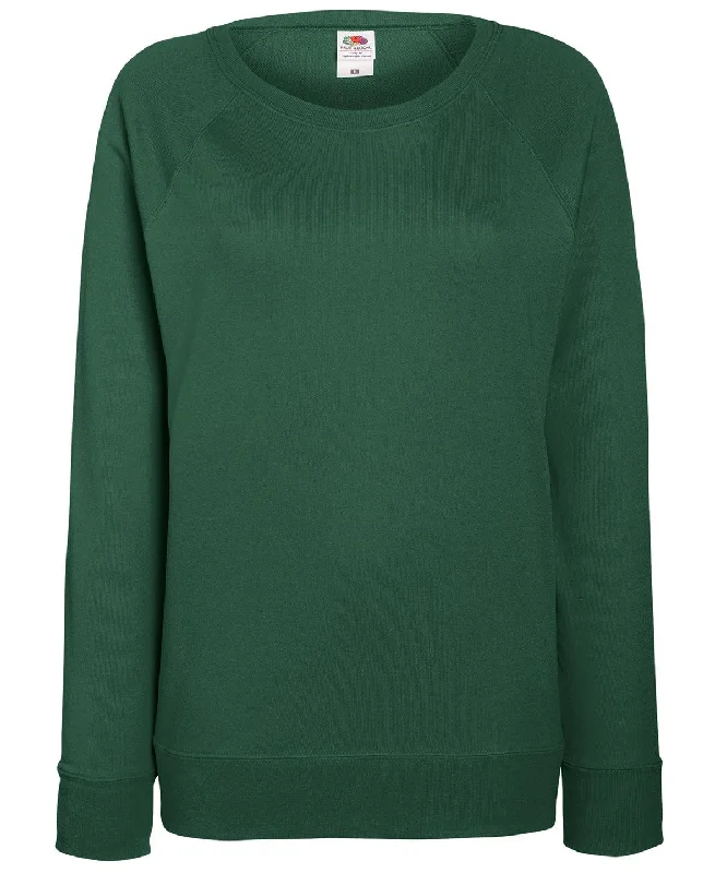 Bottle Green - Women's lightweight raglan sweatshirt Hoodie with Drawstring Waist Adjustable Fitted Bottle Green - Women's lightweight raglan sweatshirt Hoodie with Drawstring Waist Adjustable Fitted