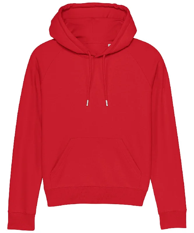 Red - Women's Stella Trigger iconic hoodie sweatshirt (STSW148) Hoodie with Hem Applique Textured Unique Red - Women's Stella Trigger iconic hoodie sweatshirt (STSW148) Hoodie with Hem Applique Textured Unique
