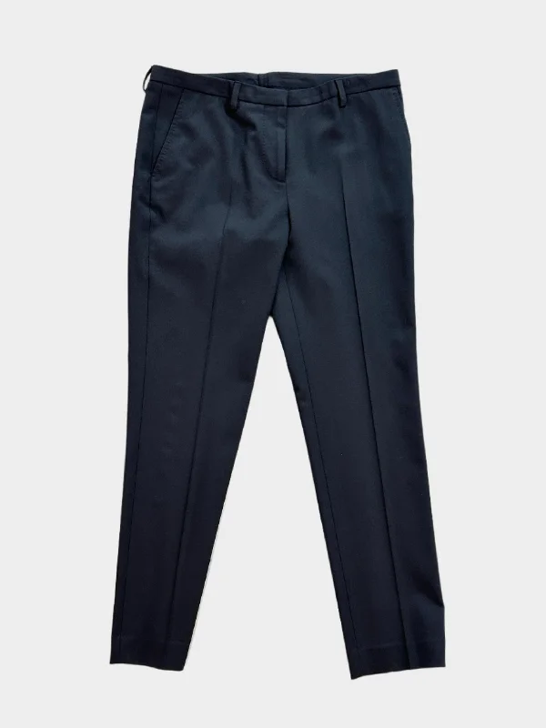 Classic Black Trousers Trousers Summer Linen