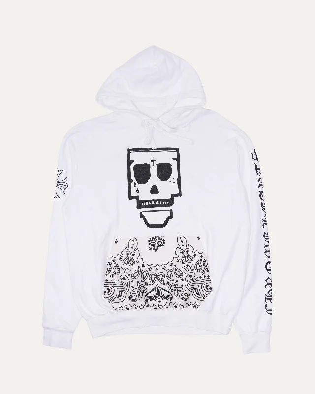 Purple Haus Music Skull Logo Hoodie Hoodie with Magnetic Closure Innovative Modern