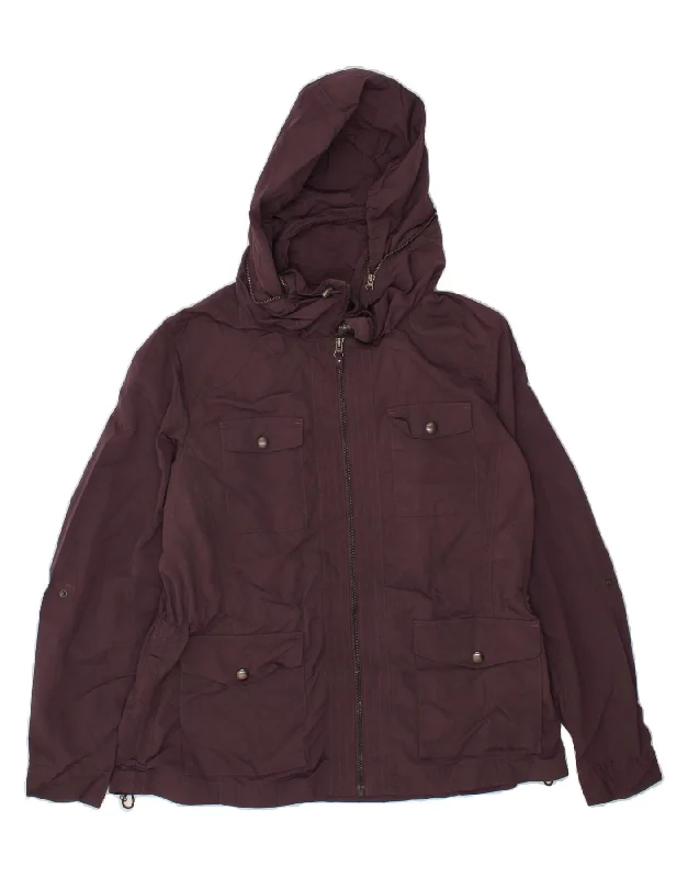 EDDIE BAUER Womens Hooded Utility Jacket UK 16 Large Maroon Mesh Jacket Canvas Jacket Denim Jacket EDDIE BAUER Womens Hooded Utility Jacket UK 16 Large Maroon Mesh Jacket Canvas Jacket Denim Jacket