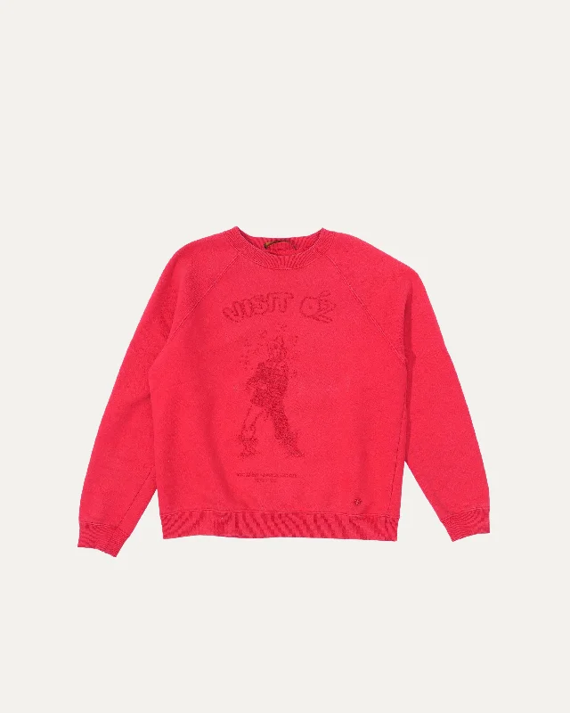 Visit Oz Scarecrow Embroidered Sweatshirt Hoodie with Oversized Fit Loose Comfortable