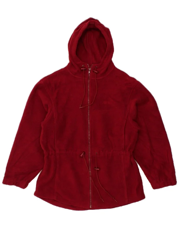 L.L.BEAN Womens Fleece Jacket UK 12 Medium Red One-Shoulder Jacket Off-the-Shoulder Jacket Asymmetrical Jacket L.L.BEAN Womens Fleece Jacket UK 12 Medium Red One-Shoulder Jacket Off-the-Shoulder Jacket Asymmetrical Jacket