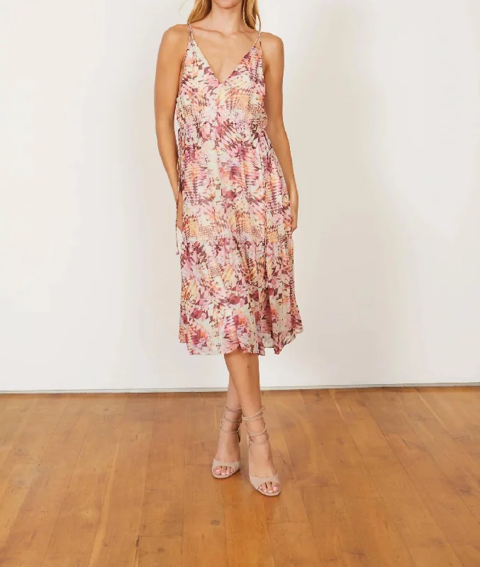 Skylar Dress In Kaleidoscope Bloom