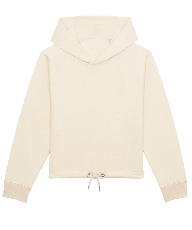 Natural Raw - Women's Stella Bower cropped hoodie (STSW132) Hoodie with Ribbed Hem Stretchable Secure Natural Raw - Women's Stella Bower cropped hoodie (STSW132) Hoodie with Ribbed Hem Stretchable Secure