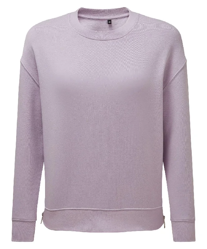 Lilac - Women's TriDri® Recycled Chill Zip Sweatshirt Hoodie with Neon Bright Vibrant Lilac - Women's TriDri® Recycled Chill Zip Sweatshirt Hoodie with Neon Bright Vibrant