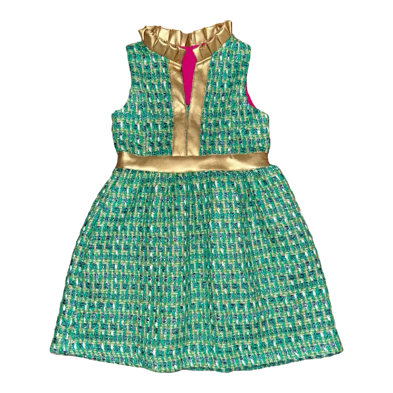 Eliza Dress- Emerald Isle Tweed