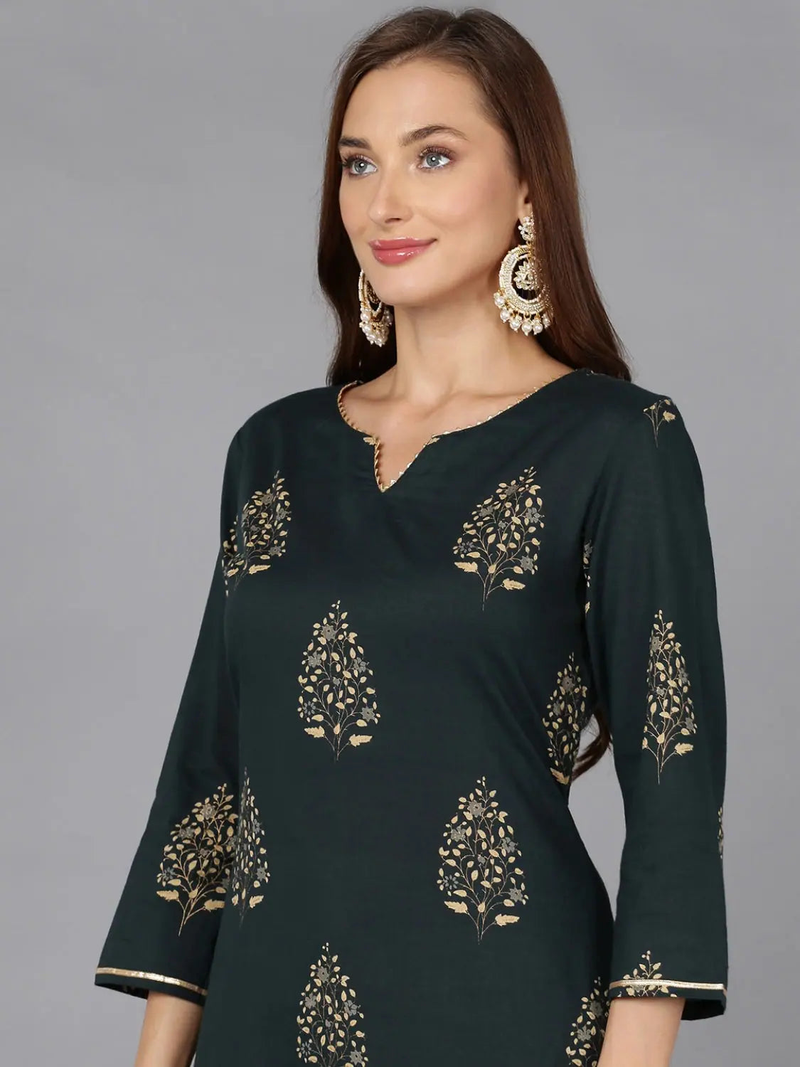 Ahika Women Cotton Quirky Printed Kurta Trouser-VKSKD1739_XS Trousers Pleated Formal Ahika Women Cotton Quirky Printed Kurta Trouser-VKSKD1739_XS Trousers Pleated Formal