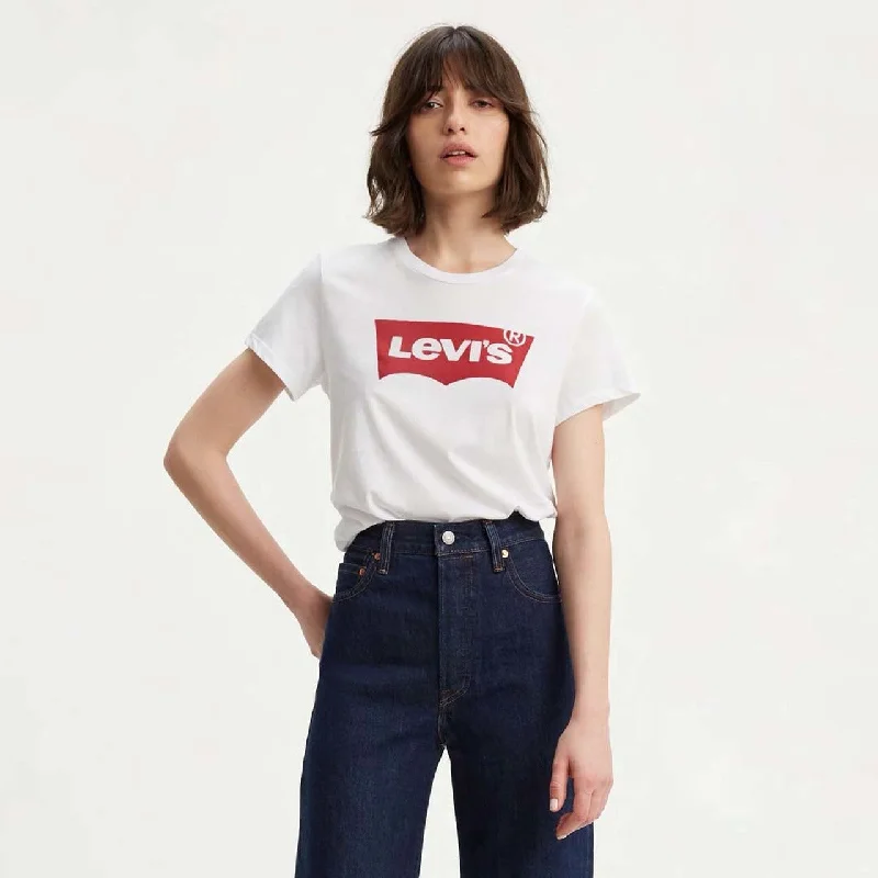 Levi's W The Perfect Tee Seamless Knitted Crochet