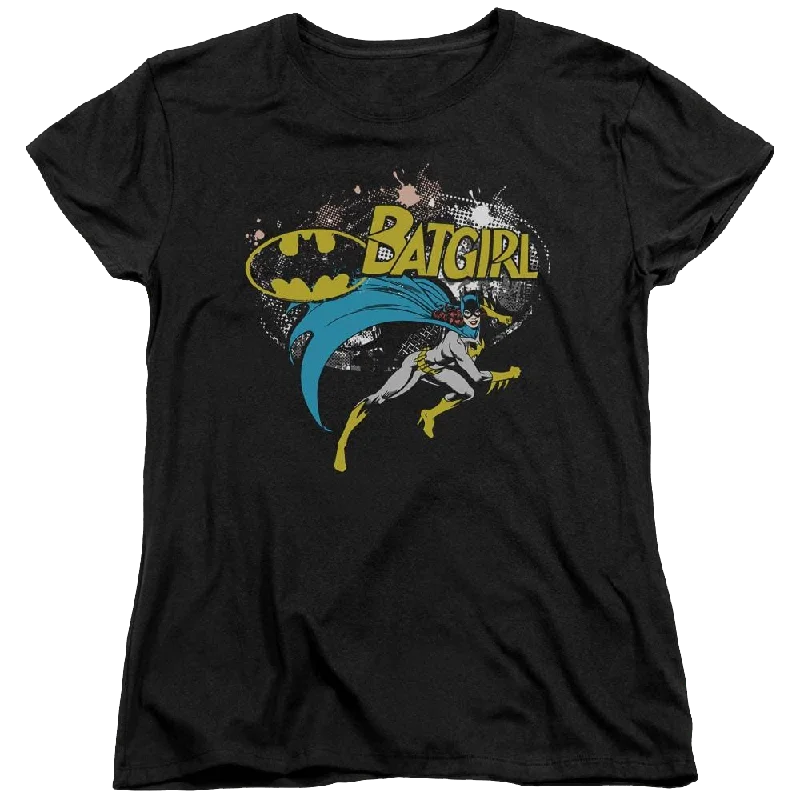 Batman Batgirl Halftone - Women's T-Shirt Anti-Shrink Durable Soft