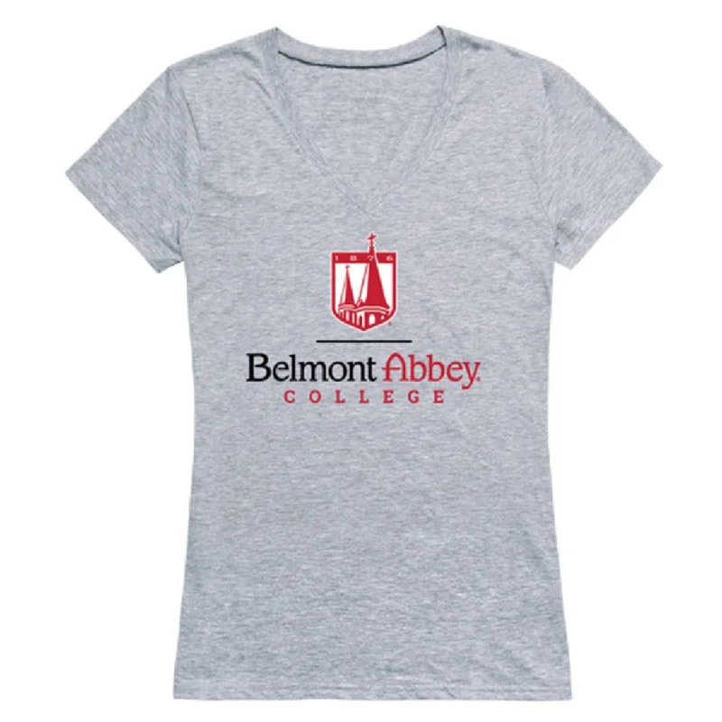 Belmont Abbey College Crusaders Womens Seal T-Shirt Zippered Front Buttoned Front Snap Front