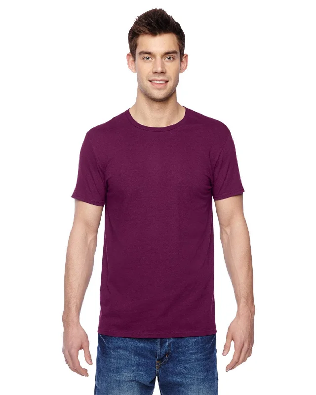 Fruit of the Loom 100% Sofspun Cotton T-Shirt | Wild Plum Fashionable Trendy Casual