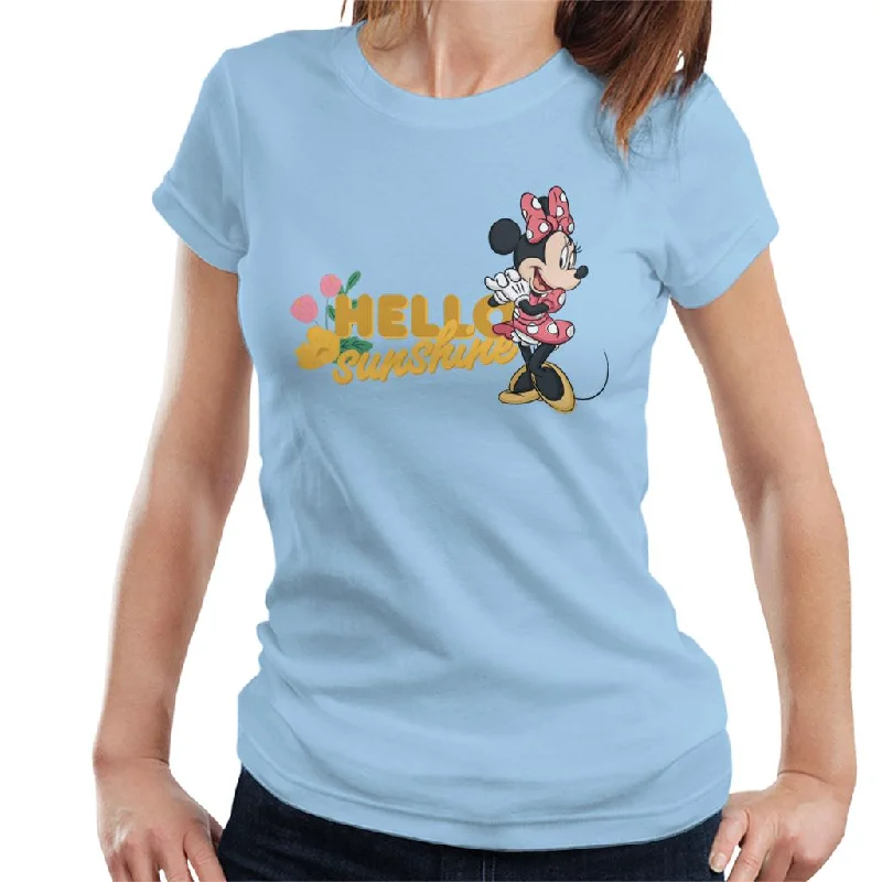 Minnie Mouse Hello Sunshine Women's T-Shirt Elasticated Padded Insulated