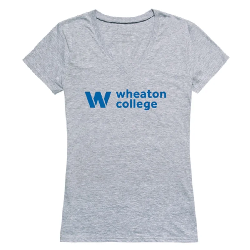 Wheaton College Lyons Womens Seal T-Shirt Fleece Fabric Down Fabric Feather Fabric