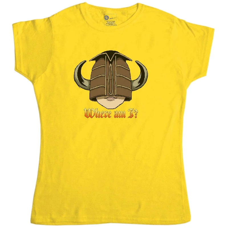 Where Am I? Knightmare Womens T-Shirt Graphic T-Shirt Round Neck Polyester