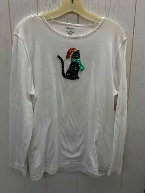 White Womens Size XL Shirt Iron Safe Non-Iron Wrinkle Free